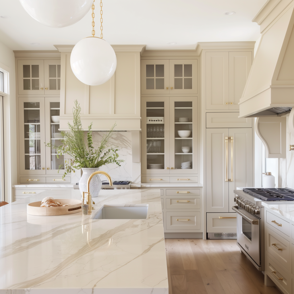 7 Stunning Ideas For Kitchens With Taj Mahal Quartzite Countertops ...